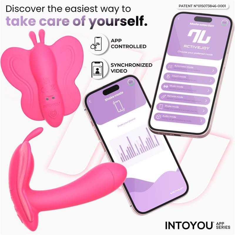 InToYou Вибратор Пеперуда с App Wingy