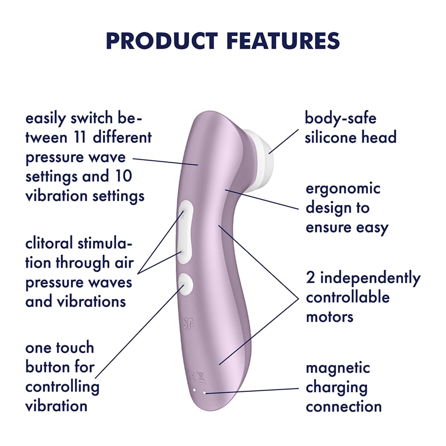 Satisfyer Pro 2+ клиторен стимулатор — 2/6