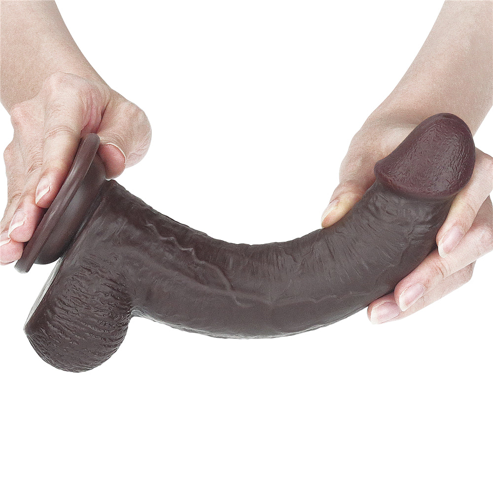 LoveToy дилдо с подвижна кожа 23см — 2/8