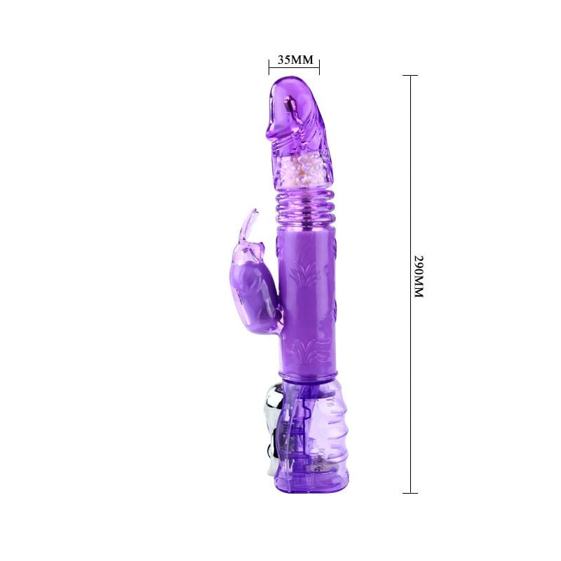 Baile вибратор зайче 29см Flirt Rough — 2/6
