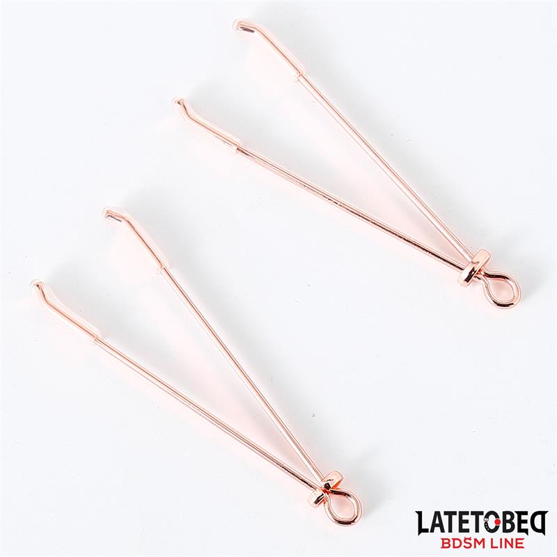 Latetobed щипки за зърна Rose Gold — 2/5