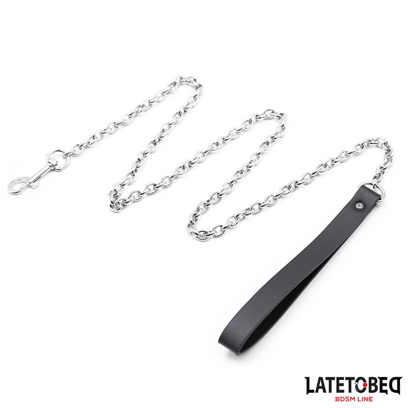 LATETOBED повод 100см Black Chain — 2/5