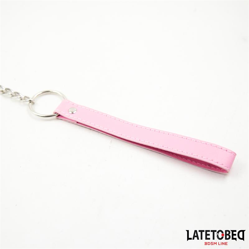 Latetobed метален повод 65см Pink — 2/3
