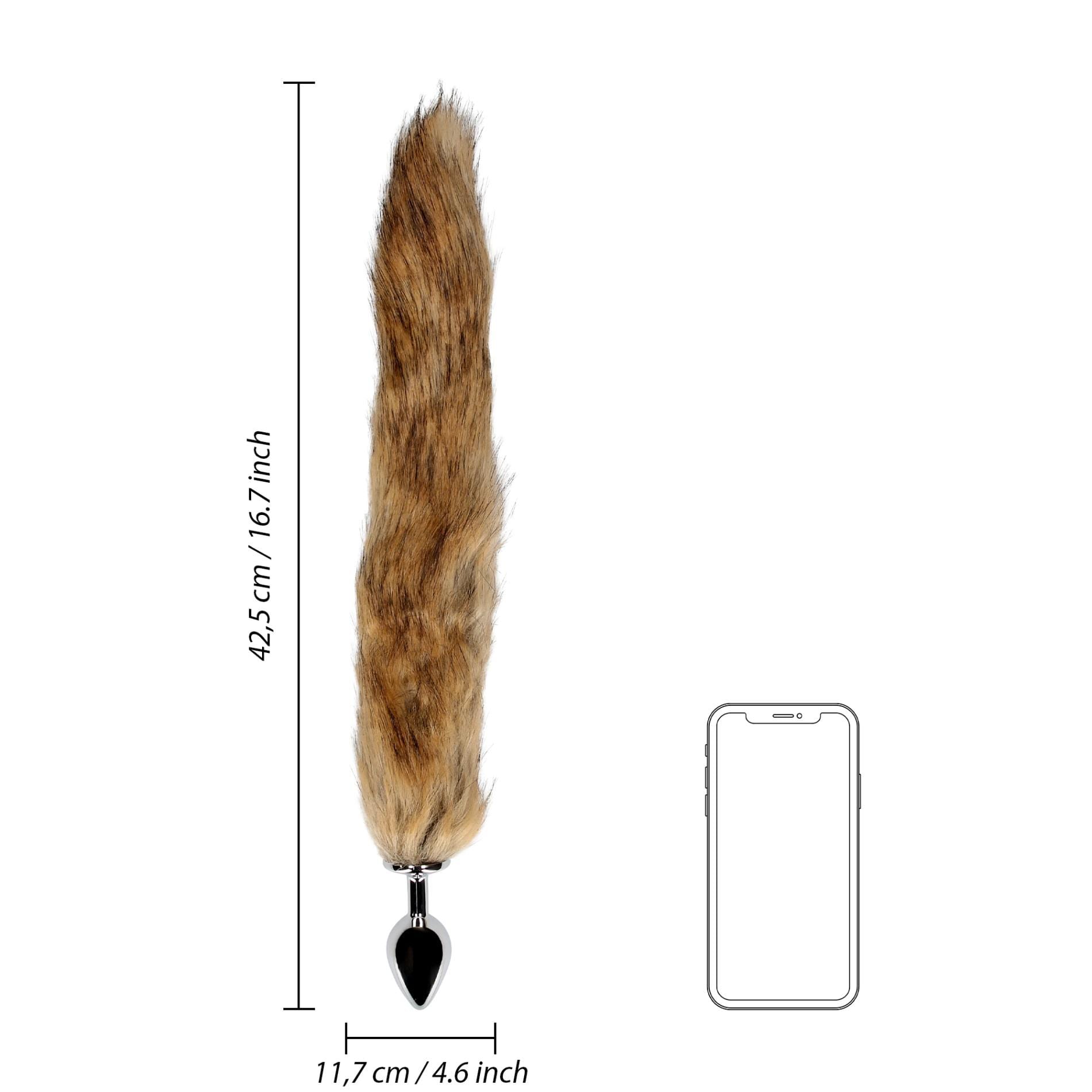 Ouch! анален плъг с опашка Fox Tail — 2/10